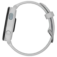 Montre intelligente Bluetooth de 45 mm Forerunner 165 de Garmin pour la course - Moyen/Grand - Gris brume/Blanc