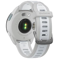 Montre intelligente Bluetooth de 45 mm Forerunner 165 de Garmin pour la course - Moyen/Grand - Gris brume/Blanc