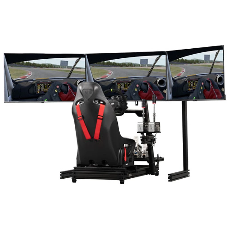 Support complémentaire pour trois moniteurs Elite de Next Level Racing - Édition Black