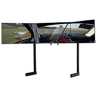 Next Level Racing Elite Freestanding Triple Monitor Stand - Black Edition