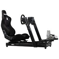 Cockpit de course avec plaque à volant GTELite Lite de Next Level Racing