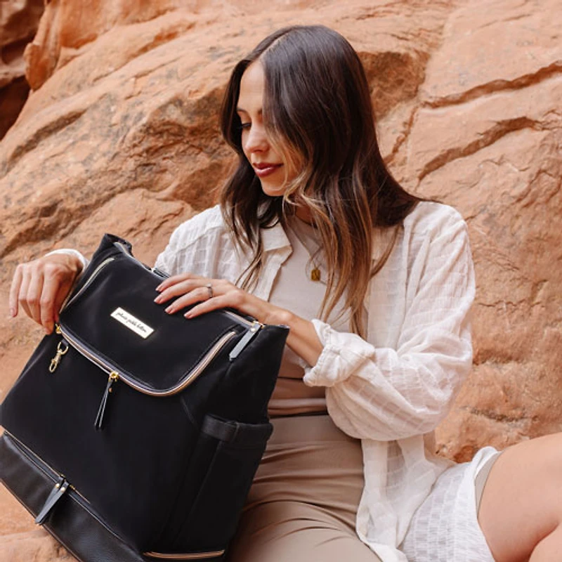 Petunia Pickle Bottom Pivot Tote Diaper Bag - Twilgiht Black