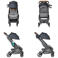 Poussette compacte Metro+ (Plus) Deluxe d'Ergobaby - Gris
