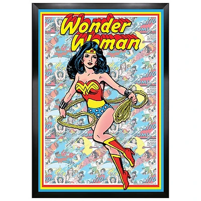 Collage encadré de la bande dessinée Wonder Women de Frameworth (26 x 34 po)