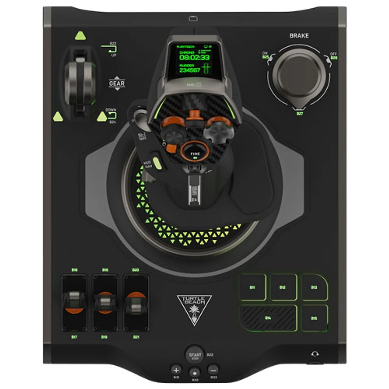 Système de simulation HOTAS haut de gamme VelocityOne Flightdeck de Turtle Beach pour PC