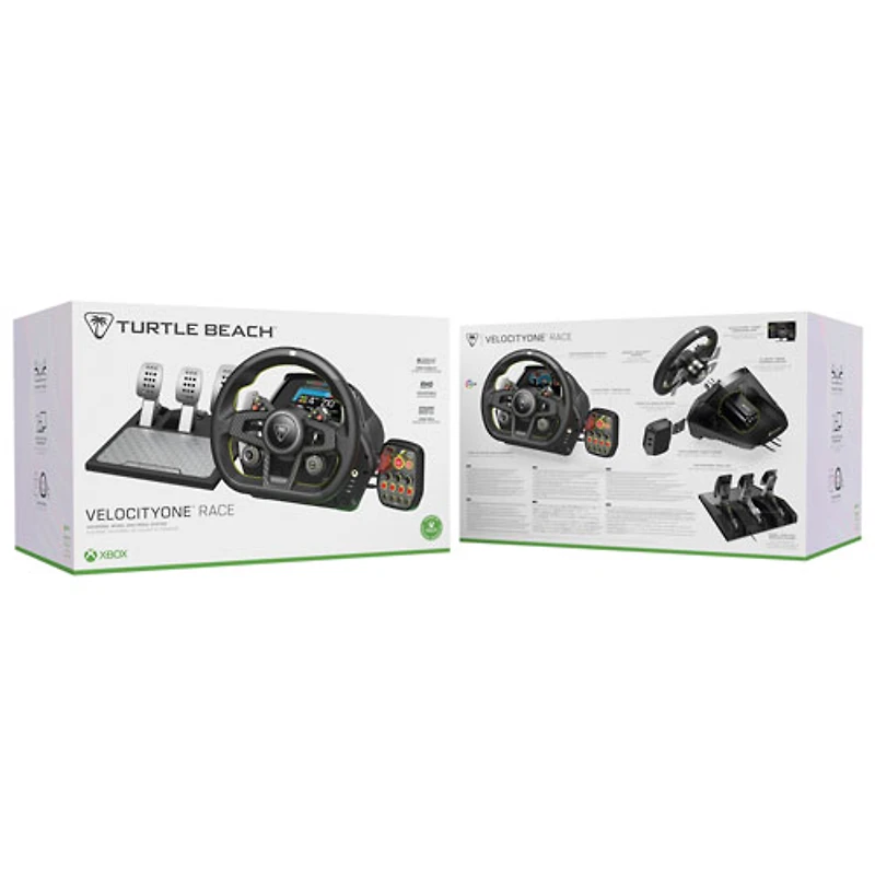 Turtle Beach VelocityOne Racing Wheel & Pedal System for Xbox Series X|S/Xbox One/PC - Black