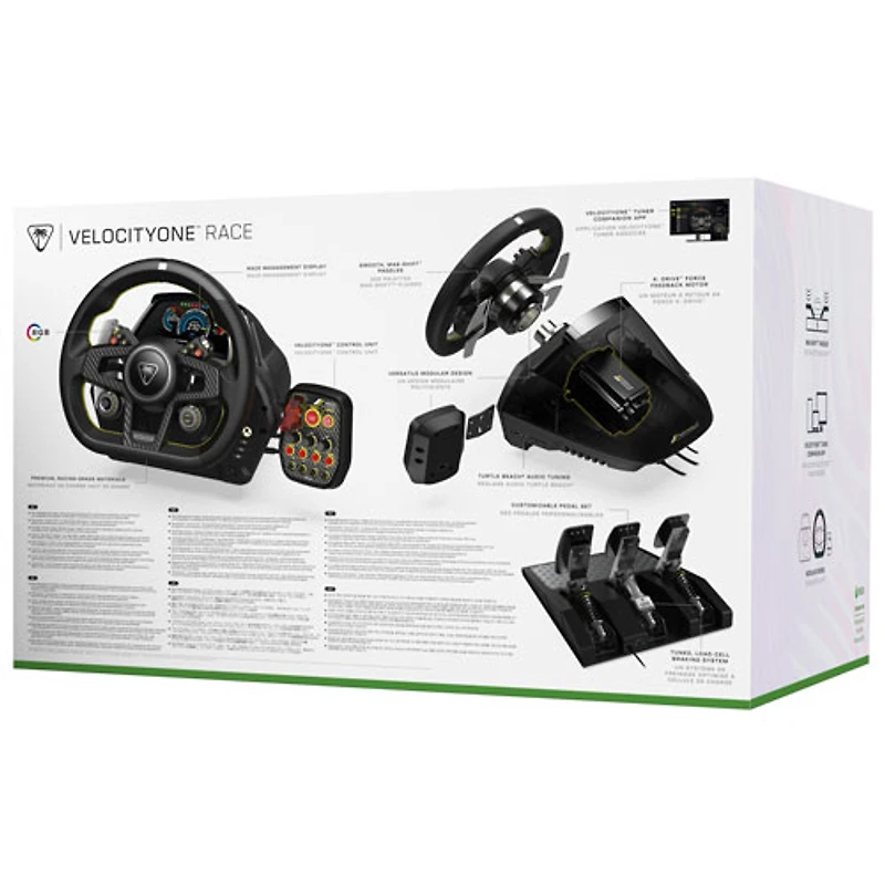 Turtle Beach VelocityOne Racing Wheel & Pedal System for Xbox Series X|S/Xbox One/PC - Black