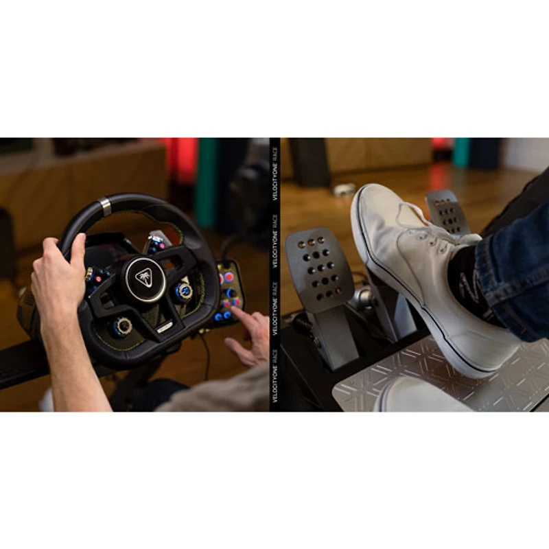 Turtle Beach VelocityOne Racing Wheel & Pedal System for Xbox Series X|S/Xbox One/PC - Black