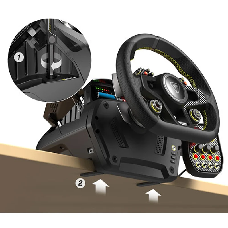 Système de volant et de pédales VelocityOne de Turtle Beach pour Xbox Series X|S/Xbox One/PC - Noir