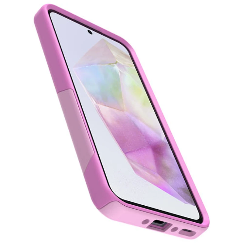 Étui rigide ajusté Commuter Lite d'OtterBox pour Galaxy A35 - Rose