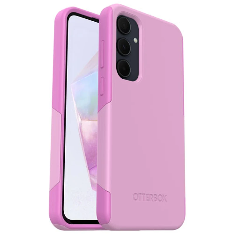 Étui rigide ajusté Commuter Lite d'OtterBox pour Galaxy A35 - Rose