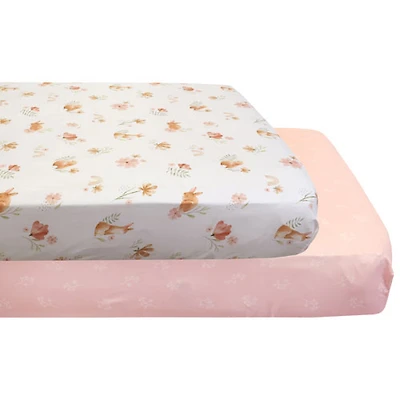 Literie 2 pièces pour chambre de bébé de Nemcor - Lit de bébé - Floral