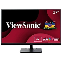 ViewSonic 27" 4K Ultra HD 75Hz 5ms GTG IPS LED Gaming Monitor (VA2756-4K-MHD) - Black