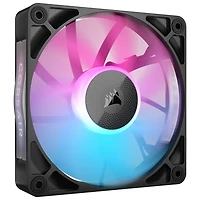 Corsair RX120 RGB 120mm PWM Case Fan - Black (Requires iCUE LINK System Hub)