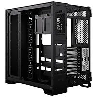 Boîtier d'ordinateur demi-tour à deux chambres ITX/ MATX/ ATX/ EATX 6500X de Corsair - Noir