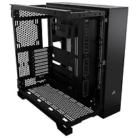 Boîtier d'ordinateur demi-tour à deux chambres ITX/ MATX/ ATX/ EATX 6500X de Corsair - Noir