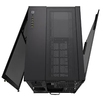 Boîtier d'ordinateur demi-tour à deux chambres ITX/ MATX/ ATX/ EATX 6500X de Corsair - Noir