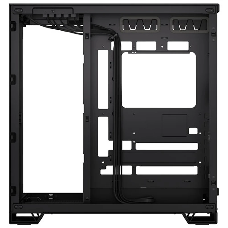Boîtier d'ordinateur demi-tour à deux chambres ITX/ MATX/ ATX/ EATX 6500X de Corsair - Noir