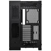 Boîtier d'ordinateur demi-tour à deux chambres ITX/ MATX/ ATX/ EATX 6500X de Corsair - Noir