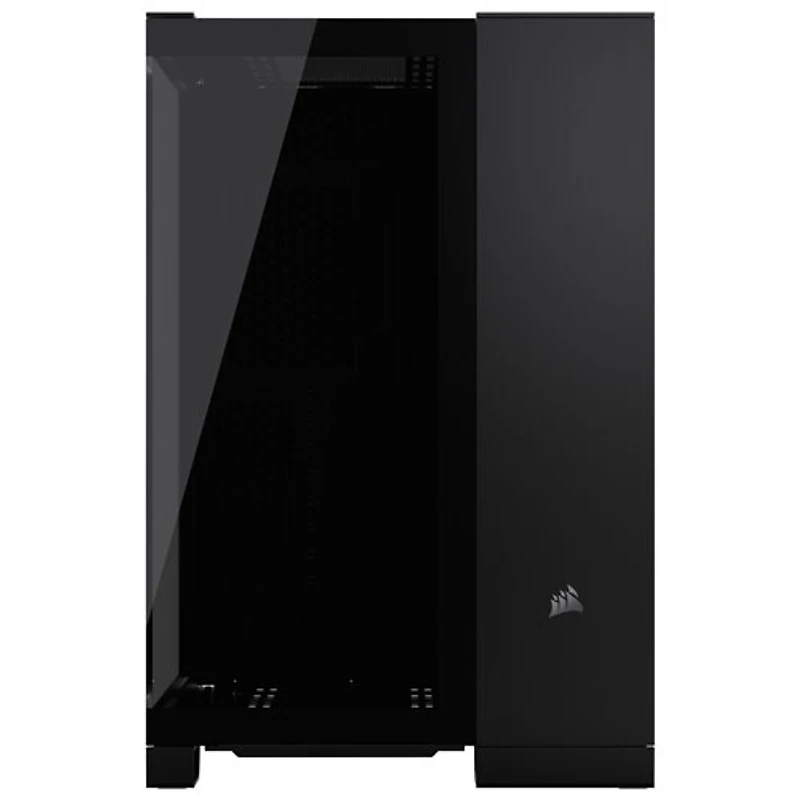 Boîtier d'ordinateur demi-tour à deux chambres ITX/ MATX/ ATX/ EATX 6500X de Corsair - Noir