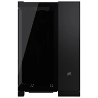 Boîtier d'ordinateur demi-tour à deux chambres ITX/ MATX/ ATX/ EATX 6500X de Corsair - Noir