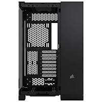 Boîtier d'ordinateur demi-tour à deux chambres ITX/ MATX/ ATX/ EATX 6500X de Corsair - Noir