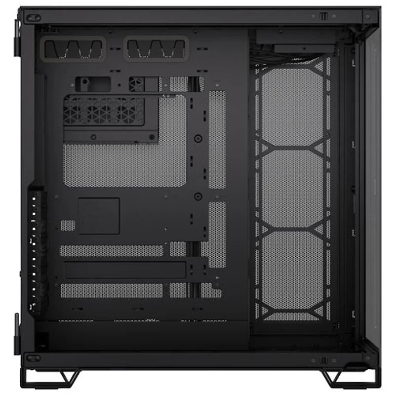 Boîtier d'ordinateur demi-tour à deux chambres ITX/ MATX/ ATX/ EATX 6500X de Corsair - Noir