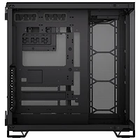 Boîtier d'ordinateur demi-tour à deux chambres ITX/ MATX/ ATX/ EATX 6500X de Corsair - Noir