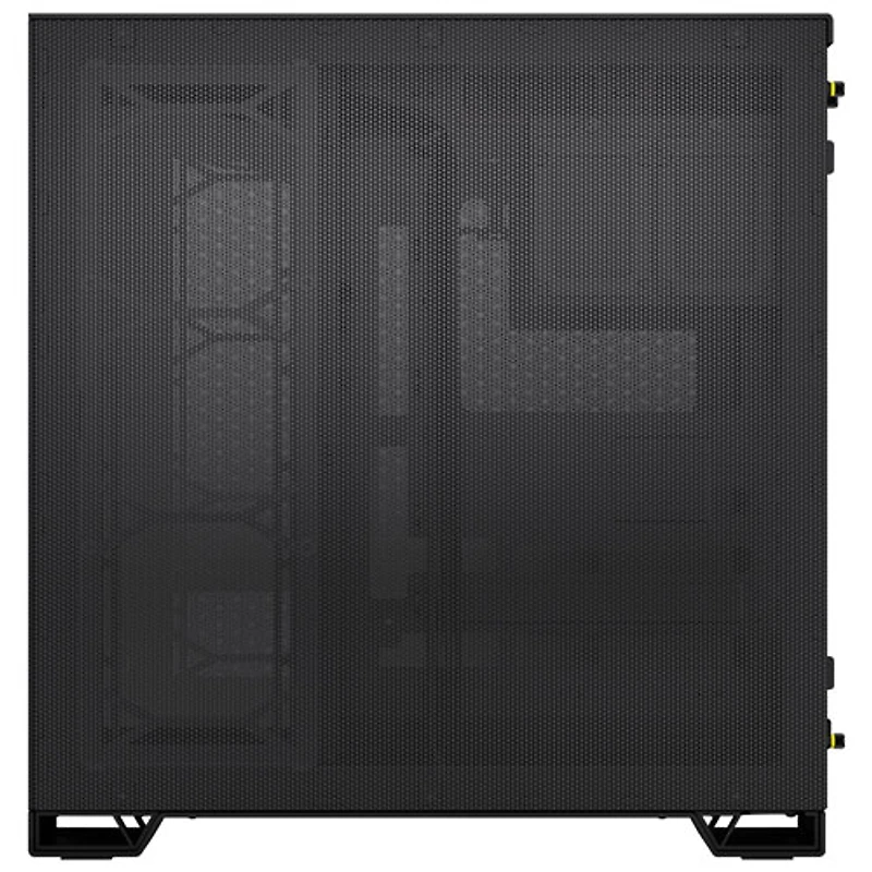 Boîtier d'ordinateur demi-tour à deux chambres ITX/ MATX/ ATX/ EATX 6500X de Corsair - Noir