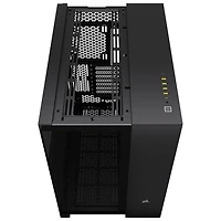 Boîtier d'ordinateur demi-tour à deux chambres ITX/ MATX/ ATX/ EATX 6500X de Corsair - Noir