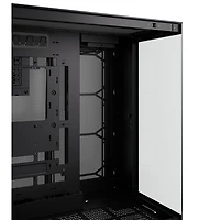 Boîtier d'ordinateur demi-tour à deux chambres ITX/ MATX/ ATX/ EATX 6500X de Corsair - Noir