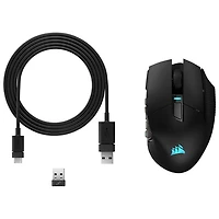 Corsair Scimitar Elite 26000 DPI Wireless Optical MMO Gaming Mouse - Black