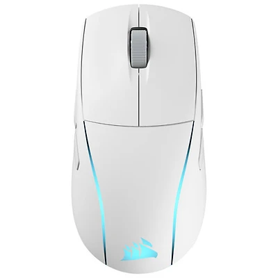 Corsair M75 WIRELESS 26000 DPI Bluetooth Optical Gaming Mouse - White