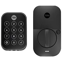 Serrure intelligente Wi-Fi à écran tactile avec pavé biométrique Assure Lock 2 de Yale - Noir