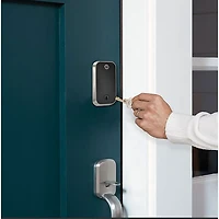 Serrure intelligente Wi-Fi à clé et écran tactile avec pavé biométrique Assure Lock 2 de Yale - Nickel