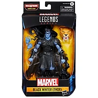 Collection Marvel Legends Series de Hasbro - Figurine d'action de l'Hiver Noir (Thor)