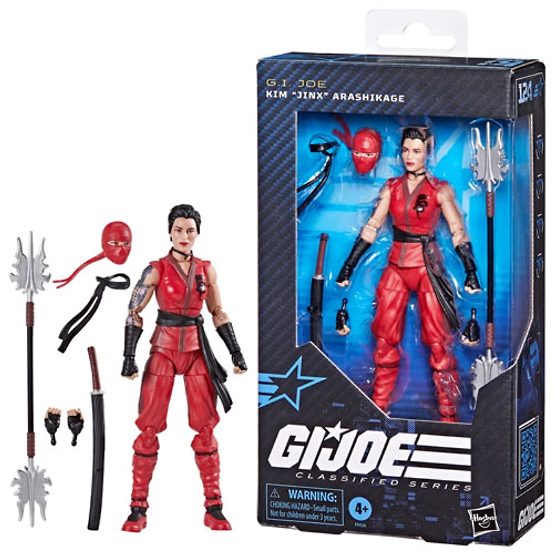 G.I. Série Joe Classified - Figurine d'action de Kim « Jinx » Arashikage