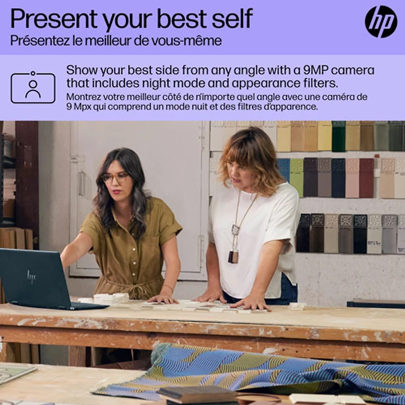 Portable 2-en-1 à écran tactile de 16 po Spectre de HP (Core Ultra 7 avec Evo d'Intel/RAM 16 Go/SSD 1 To/RTX 4050)