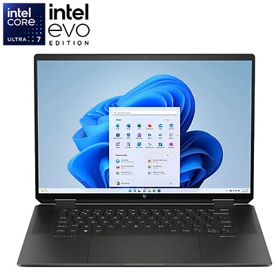 Portable 2-en-1 à écran tactile de 16 po Spectre de HP (Core Ultra 7 avec Evo d'Intel/RAM 32 Go/SSD 1 To/Arc d'Intel)