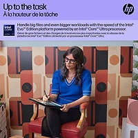 Portable 2-en-1 à écran tactile de 16 po Spectre de HP (Core Ultra 7 avec Evo d'Intel/RAM 32 Go/SSD 1 To/Arc d'Intel)