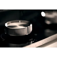 Surface de cuisson au gaz à 5 brûleurs de 30 po de KitchenAid (KCGG530PBL) - Noir
