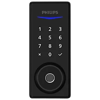 Philips 1000 Fingerprint Touchscreen Smart Deadbolt Lock - Matte Black