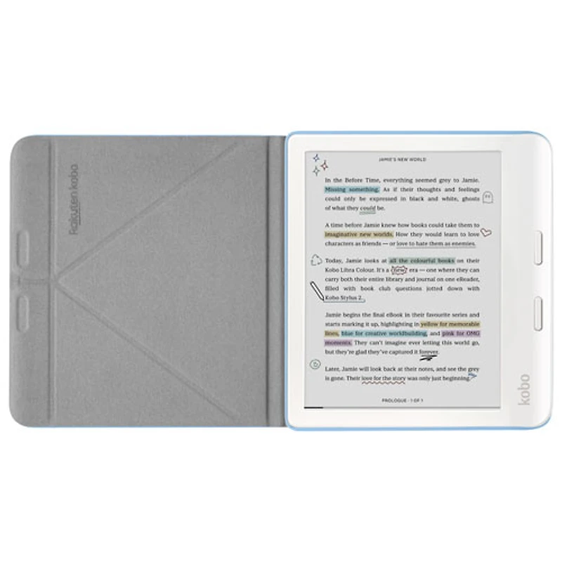 Kobo Libra Colour SleepCover Case - Dusk Blue