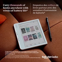 Liseuse numérique à écran tactile en couleur de 7 po Libra de Kobo - Noir