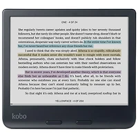 Liseuse numérique à écran tactile en couleur de 7 po Libra de Kobo - Noir