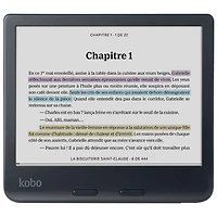 Liseuse numérique à écran tactile en couleur de 7 po Libra de Kobo - Noir