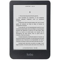 Liseuse numérique à écran tactile noir/blanc de 6 po Clara BW de Kobo - Noir