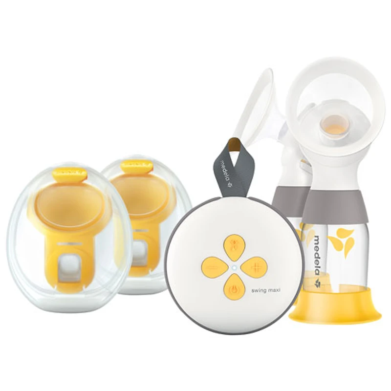 Medela Swing Maxi Hands-free Bundle with PersonalFit Flex Breast Shields and Connectors