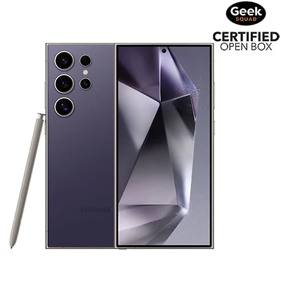 Open Box - Samsung Galaxy S24 Ultra 256GB - Titanium Violet - Unlocked