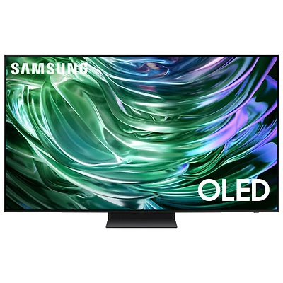 Téléviseur intelligent Tizen HDR DELO UHD 4K de 55 po de Samsung (QN55S92DAFXZC) - 2024 - Noir graphite - Exclusivité de Best Buy